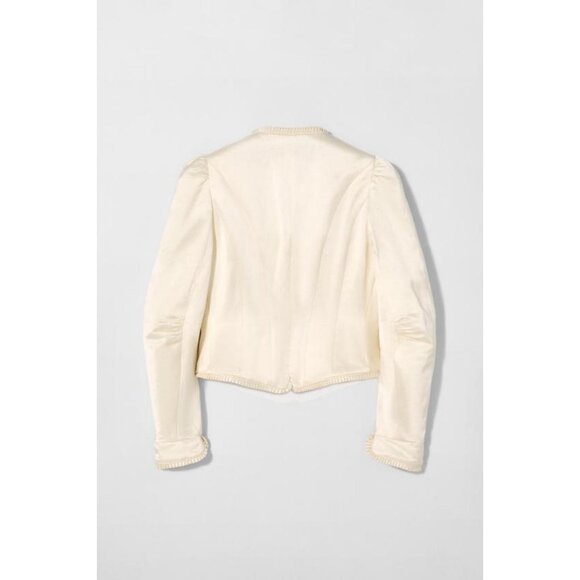 ZARA LINEN BLEND CORSET JACKET KATE MOSS X ZARA - Picture 3 of 4